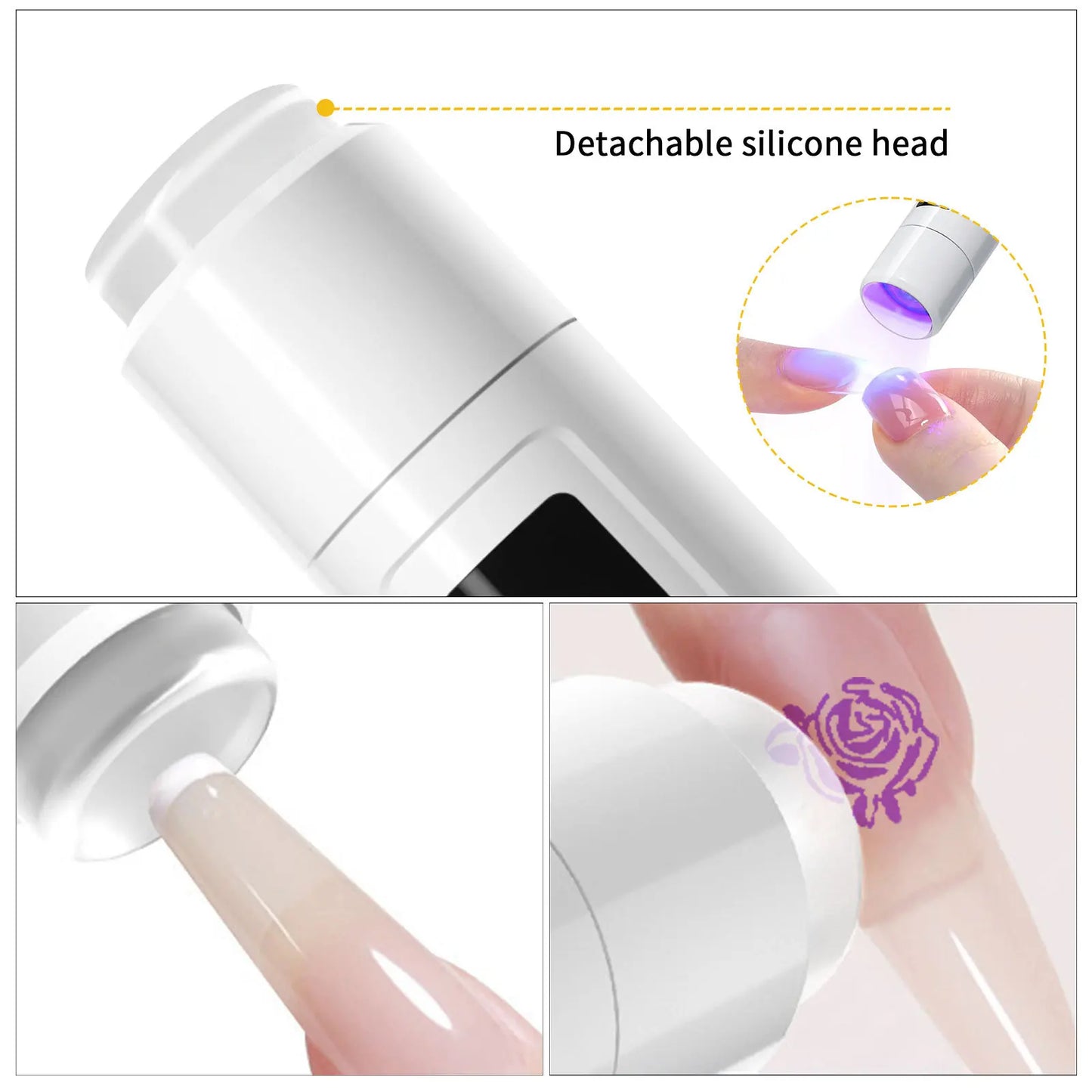 Mini UV LED-licht voor gelnagels USB oplaadbare draagbare draagbare nagellamp Sneldrogende nageldroger voor gelnagellak uitharding