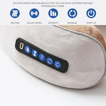 RelaxPro™ Nekmassagekussen – Verlicht Spanning Altijd en Overal