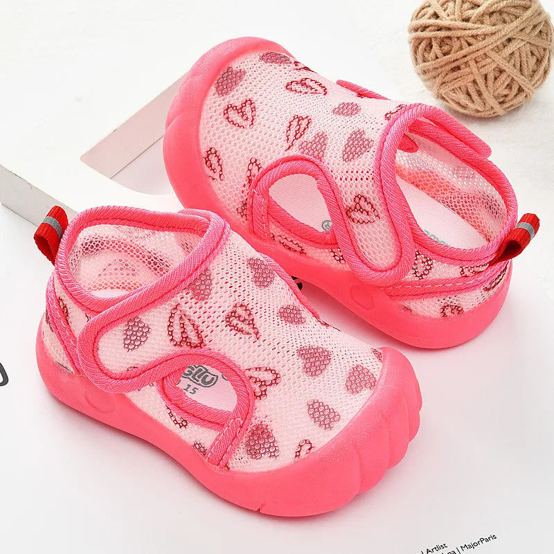 Merk Baby Sandalen Zomer Nieuwe 0-3y Baby Wandelschoen Licht Gril Sandalen Anti Slip Zachte Zool Jongen Schoen Populaire Groothandel Kid Schoenen