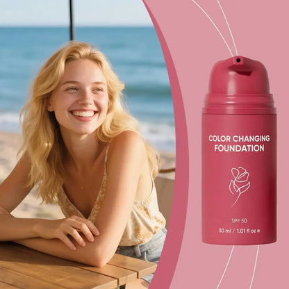 Kleurveranderende Foundation SPF50 - Altijd de Juiste Tint
