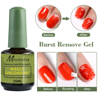 MI'VORA Gellak Remover, met verwijderingshulpmiddel zonder chemicaliën