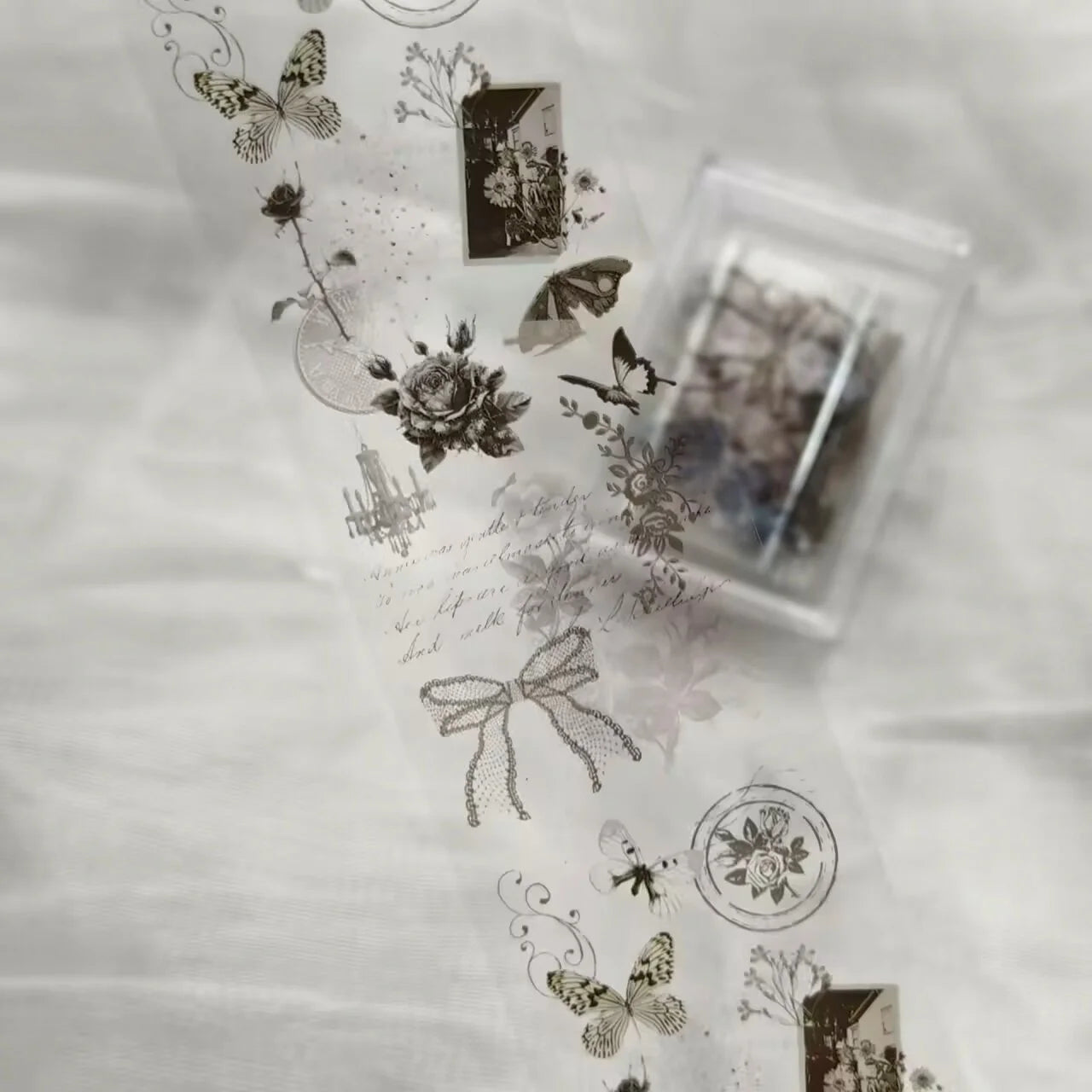 1 STUK 100cm. Bloem Nagelfolies voor Transfer Papier Bloemenstickers.