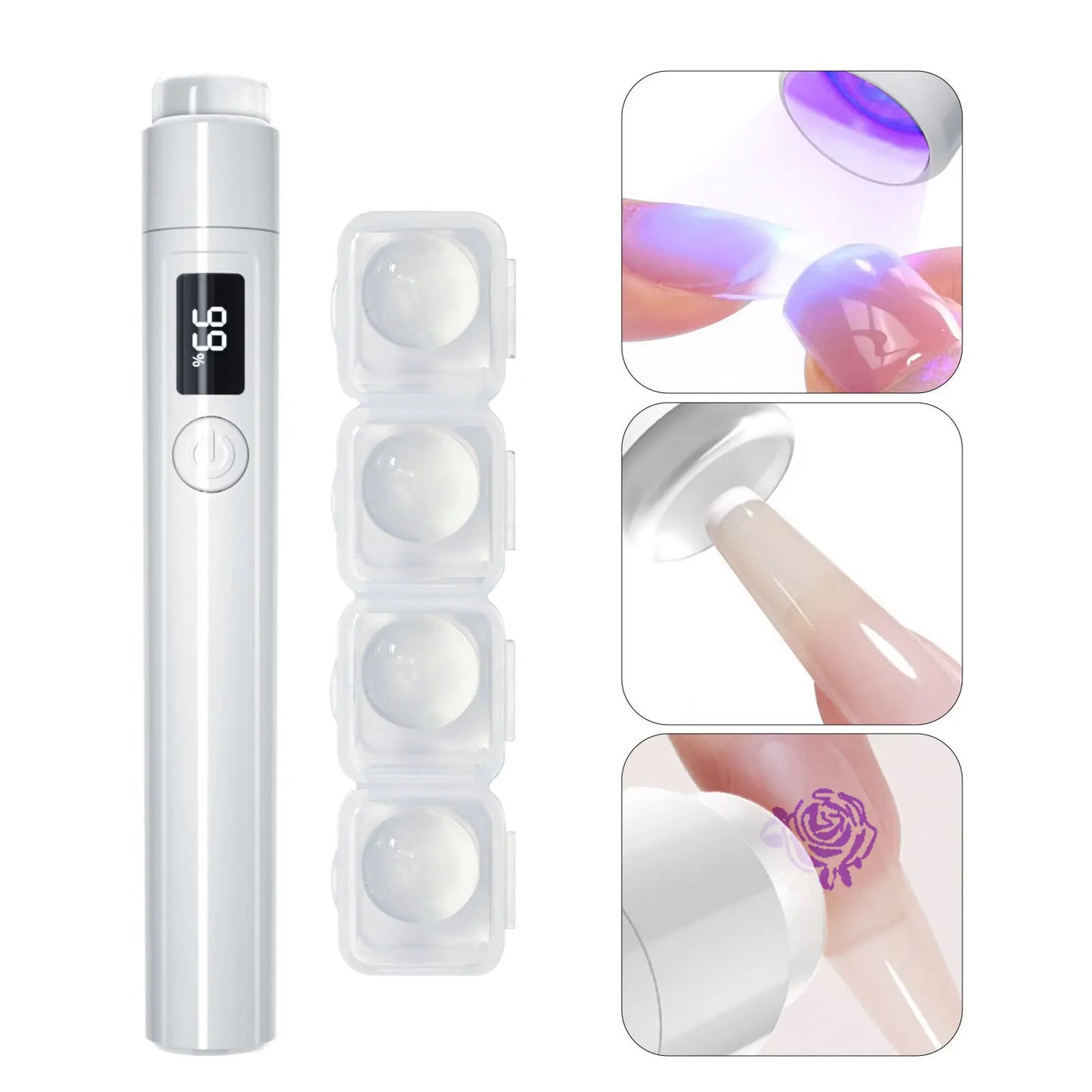 Mini UV LED-licht voor gelnagels USB oplaadbare draagbare draagbare nagellamp Sneldrogende nageldroger voor gelnagellak uitharding