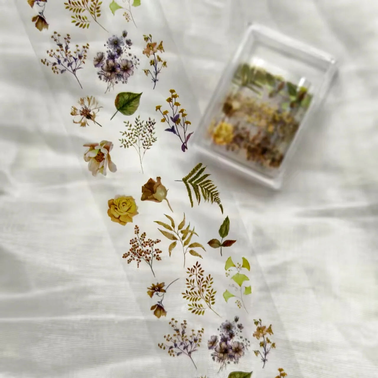 1 STUK 100cm. Bloem Nagelfolies voor Transfer Papier Bloemenstickers.