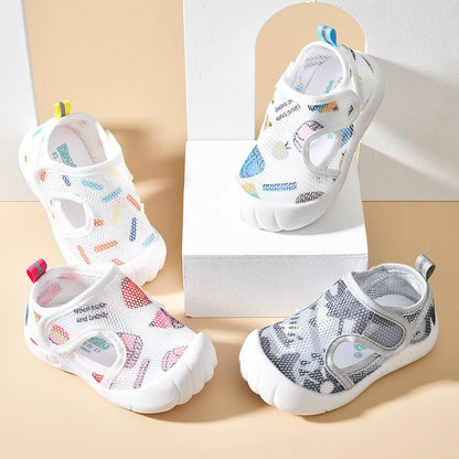 Merk Baby Sandalen Zomer Nieuwe 0-3y Baby Wandelschoen Licht Gril Sandalen Anti Slip Zachte Zool Jongen Schoen Populaire Groothandel Kid Schoenen