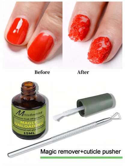 MI'VORA Gellak Remover, met verwijderingshulpmiddel zonder chemicaliën