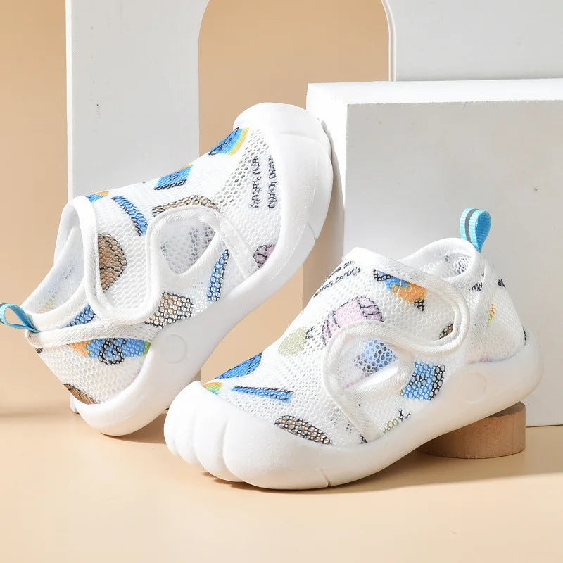 Merk Baby Sandalen Zomer Nieuwe 0-3y Baby Wandelschoen Licht Gril Sandalen Anti Slip Zachte Zool Jongen Schoen Populaire Groothandel Kid Schoenen