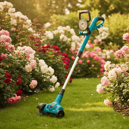 MI'VORA Elektrische Onkruidborstel 500W – telescopisch handvat | incl. staal- en nylonborstel