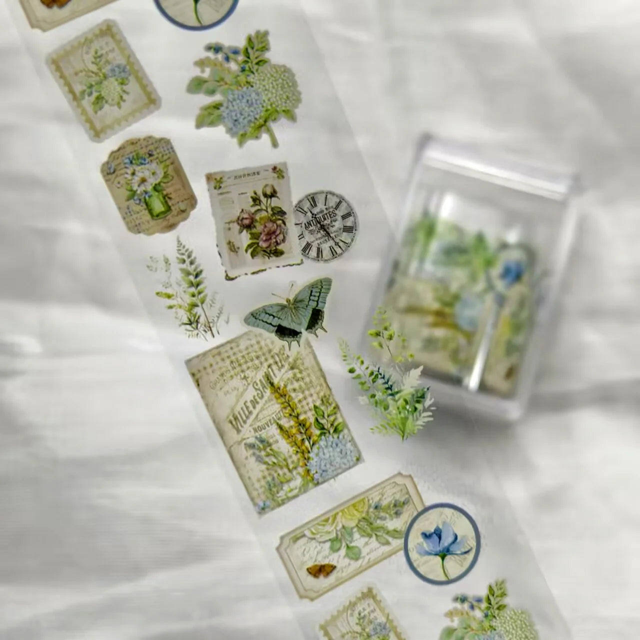 1 STUK 100cm. Bloem Nagelfolies voor Transfer Papier Bloemenstickers.