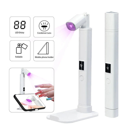 Mini UV LED-licht voor gelnagels USB oplaadbare draagbare draagbare nagellamp Sneldrogende nageldroger voor gelnagellak uitharding