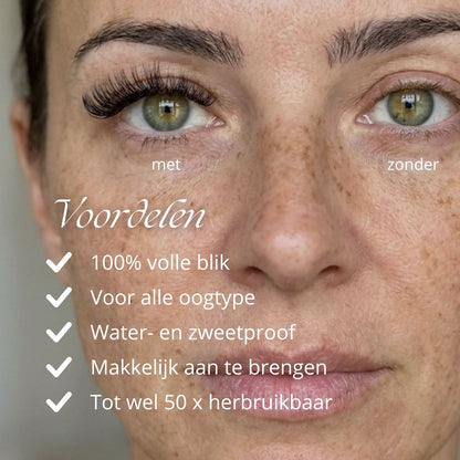 MI'VORA MangaLash™ | Luxe herbruikbare magnetische wimperset, zonder lijm