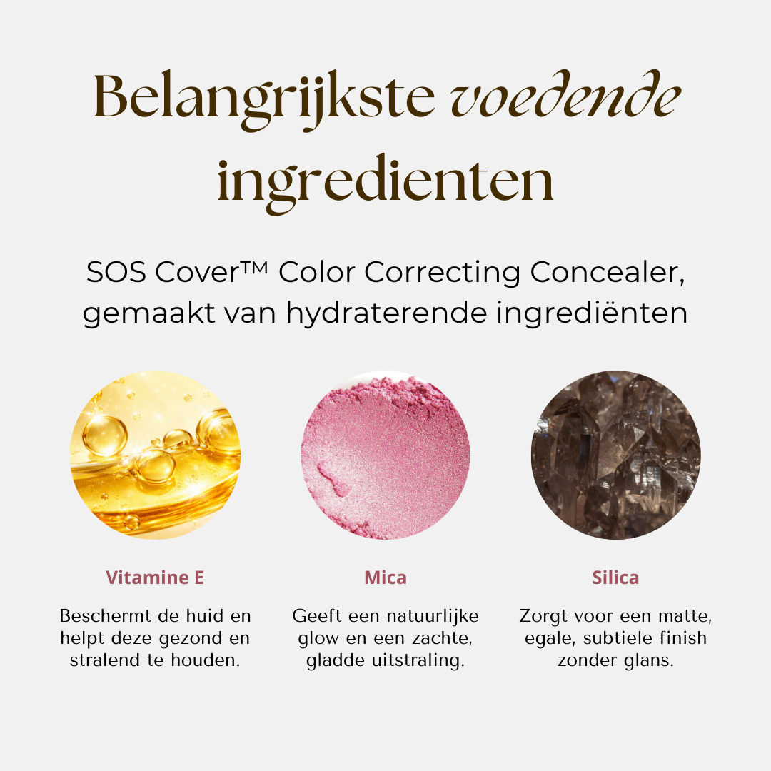 SOS Cover™ Color Correcting Concealer | Camoufleert donkere kringen, roodheid & oneffenheden