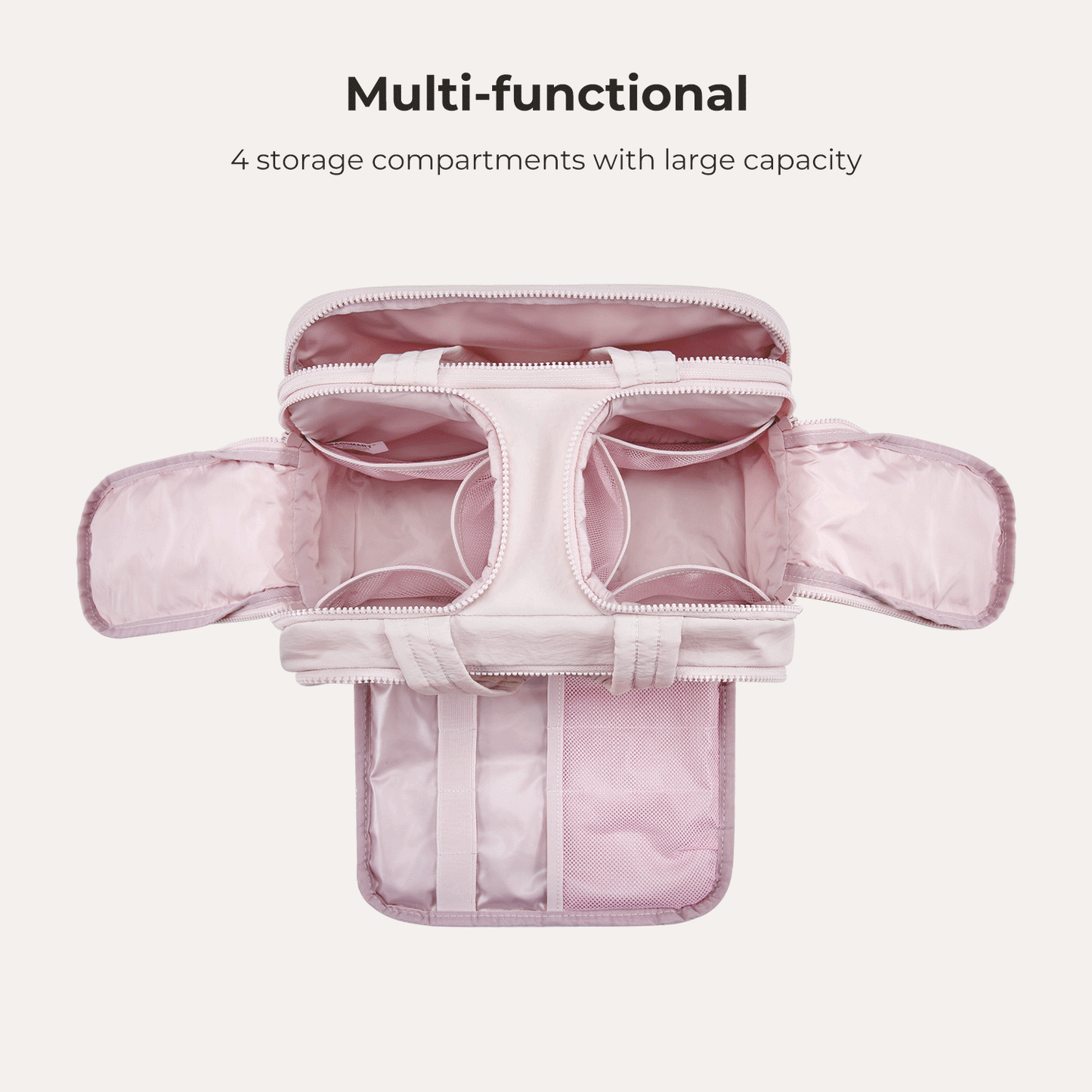 MI'VORA PinkHotCarry™ Toiletry Bag - Take everything with you, just in case!