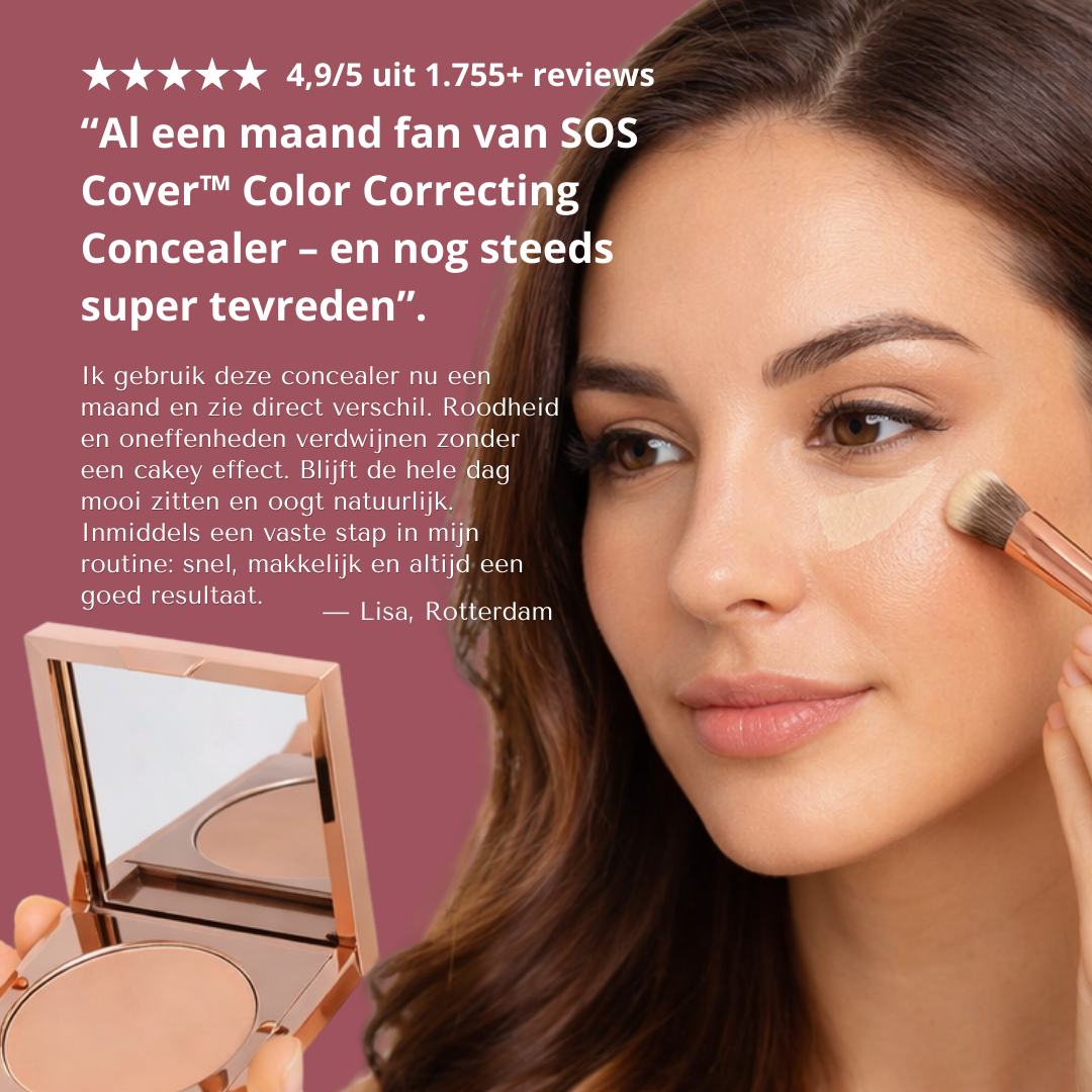 SOS Cover™ Color Correcting Concealer | Camoufleert donkere kringen, roodheid & oneffenheden