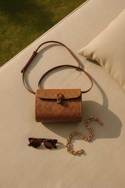 MI’VORA Nusa Lembongan Rotan Tas uit Bali