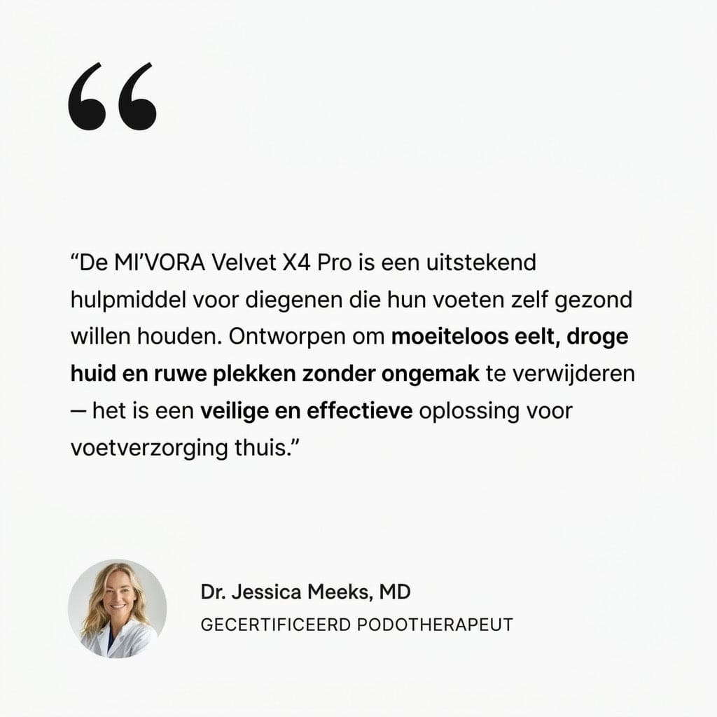 MI'VORA Velvet X4 Pro Elektrische Voetvijl