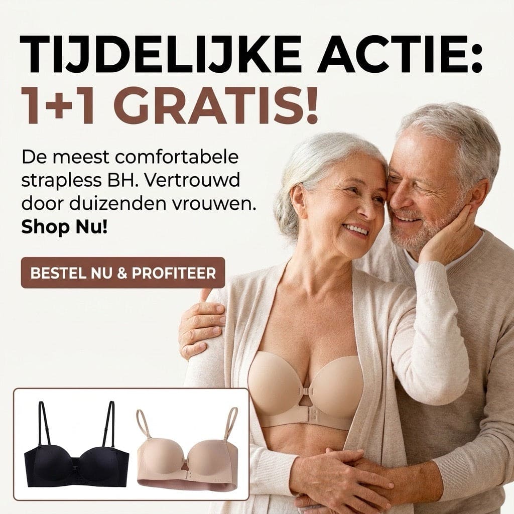 MI’VORA Push-Up Strapless BH met Voorsluiting – Onzichtbare Lift & Ultiem Comfort