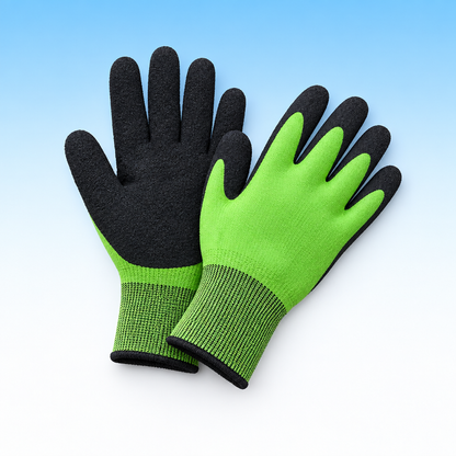 MIVORA tuinhandschoenen, groen met zwarte coating