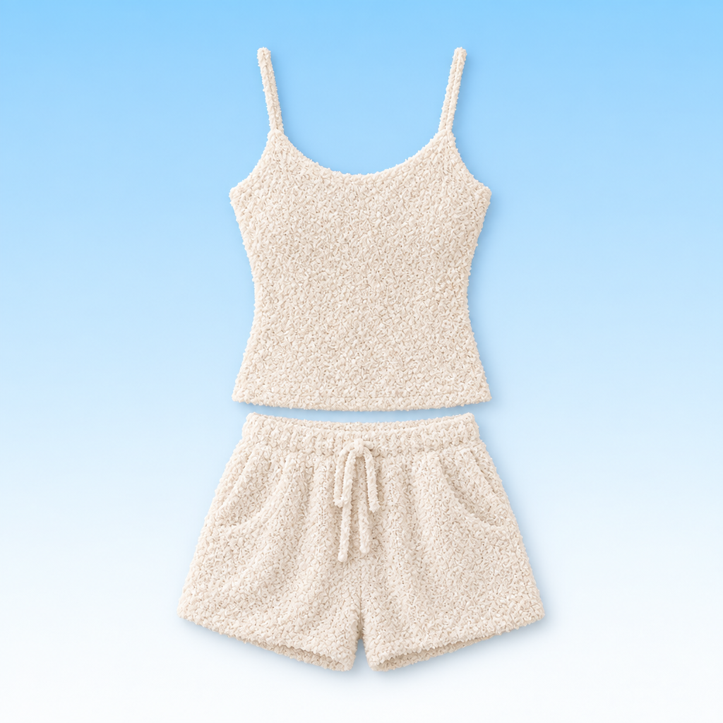 MIVORA CozyCloud winterpyjama, top en broekje