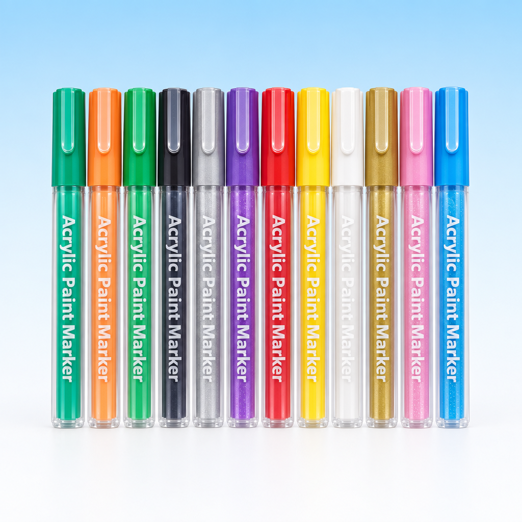 MIVORA Nail Art Markers BOLD, set van twaalf kleuren