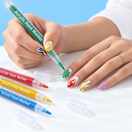 Nagels beschilderen met de MIVORA Nail Art Markers BOLD