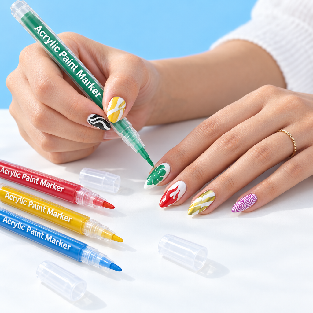 Nagels beschilderen met de MIVORA Nail Art Markers BOLD