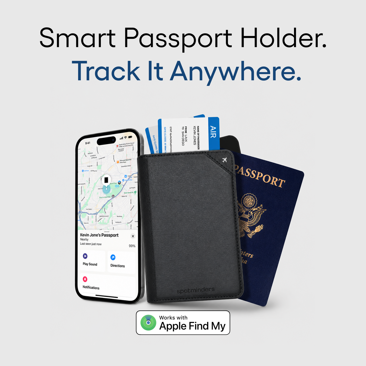 MI'VORA TravelTrace™ Paspoorthoes | Nooit meer je paspoort kwijt
