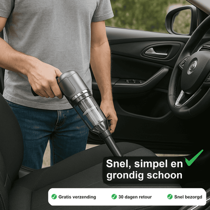 Snel, simpel en grondig je auto schoonzuigen met de A70 PRO