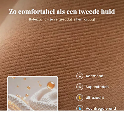 Ademende, ultrazachte stof – comfortabel als een tweede huid
