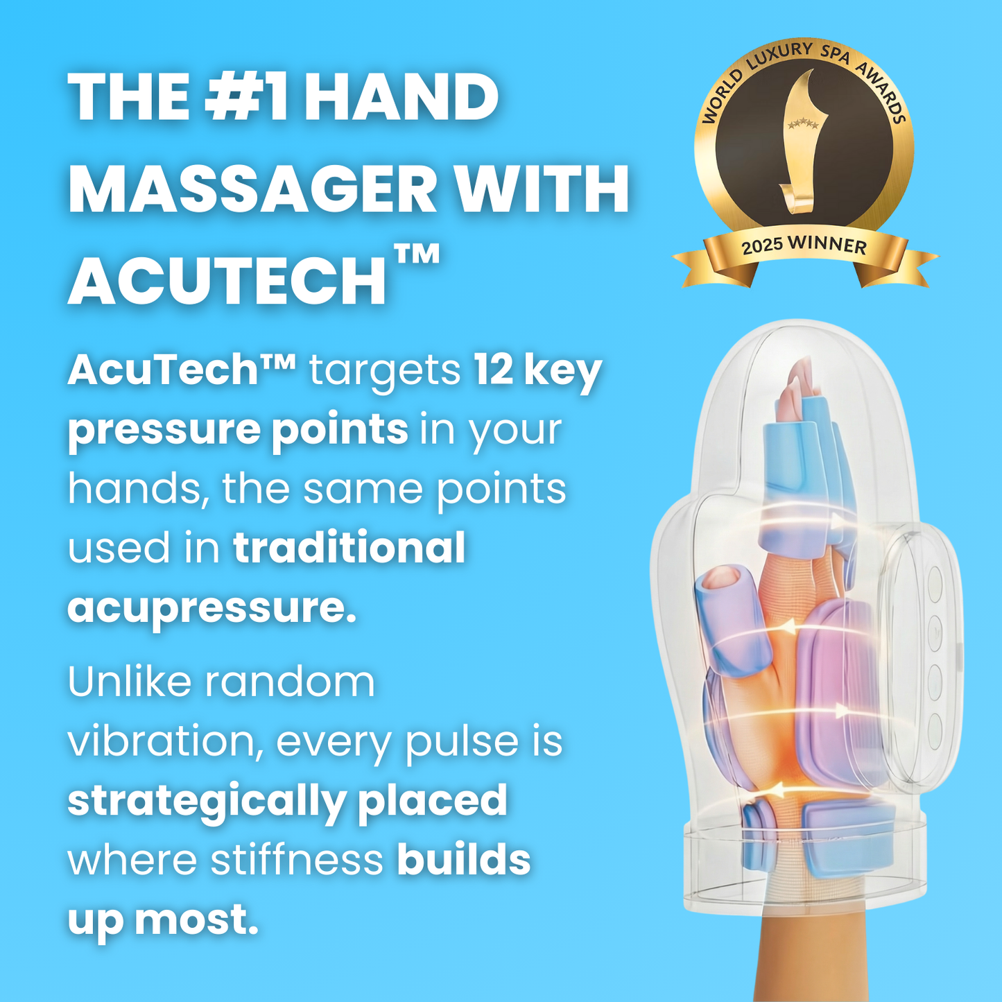 MI'VORA™ Hand Massager - Support for Joint, Inflammation & Pain