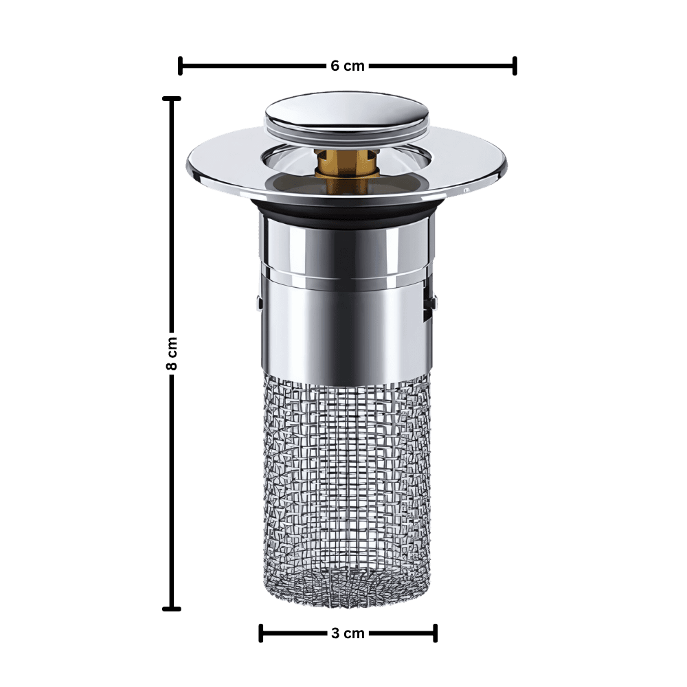 Odor Isolation Pop Up Sink Stopper