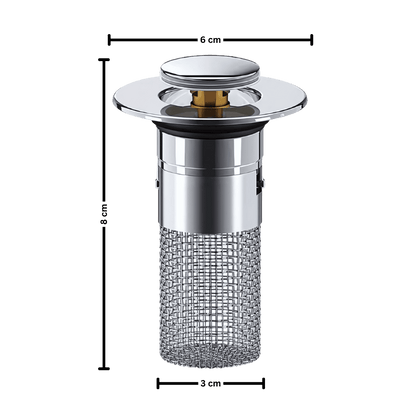 Odor Isolation Pop Up Sink Stopper