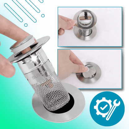 Odor Isolation Pop Up Sink Stopper