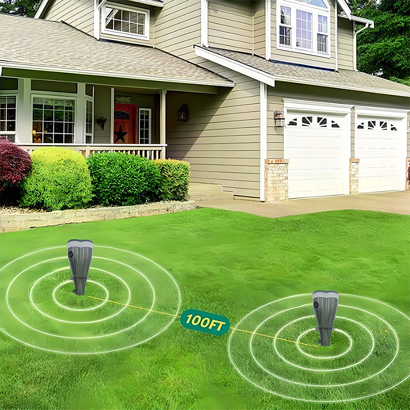 🔥New Arrival 2026🔥 Solar Powered Waterproof Screw Mole Repellent