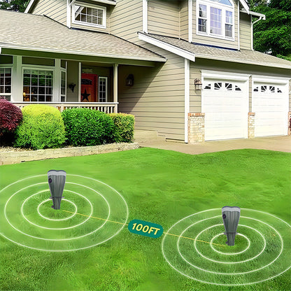 🔥New Arrival 2026🔥 Solar Powered Waterproof Screw Mole Repellent