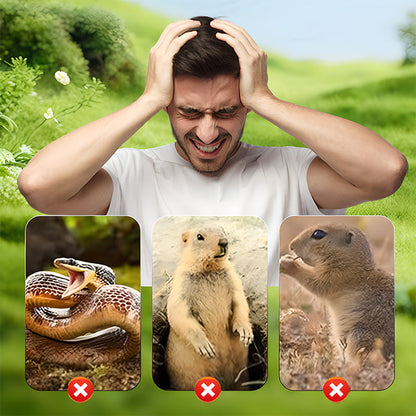 🔥New Arrival 2026🔥 Solar Powered Waterproof Screw Mole Repellent